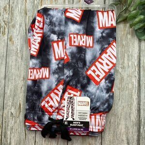 Men’s Marvel Graphic Print Lightweight Sleep Lounge Pajama Pants Size 2X